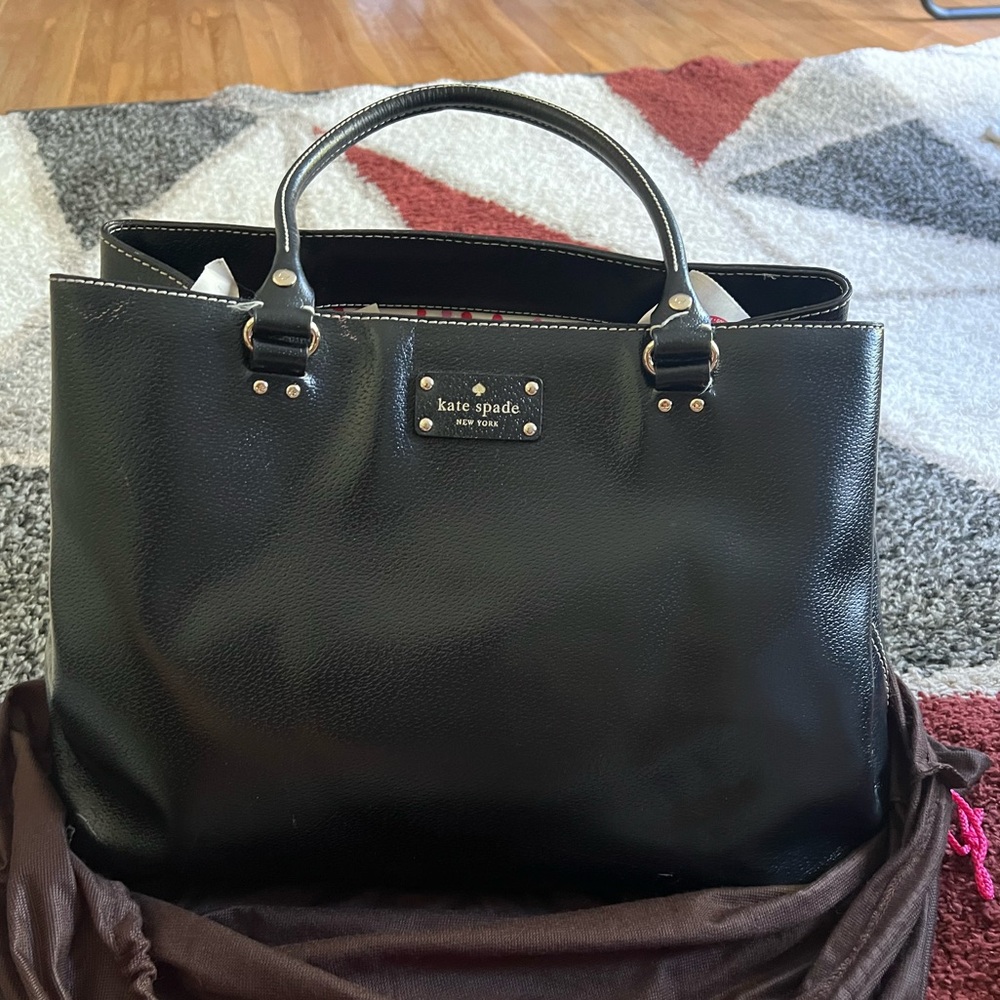 Kate spade leather work tote